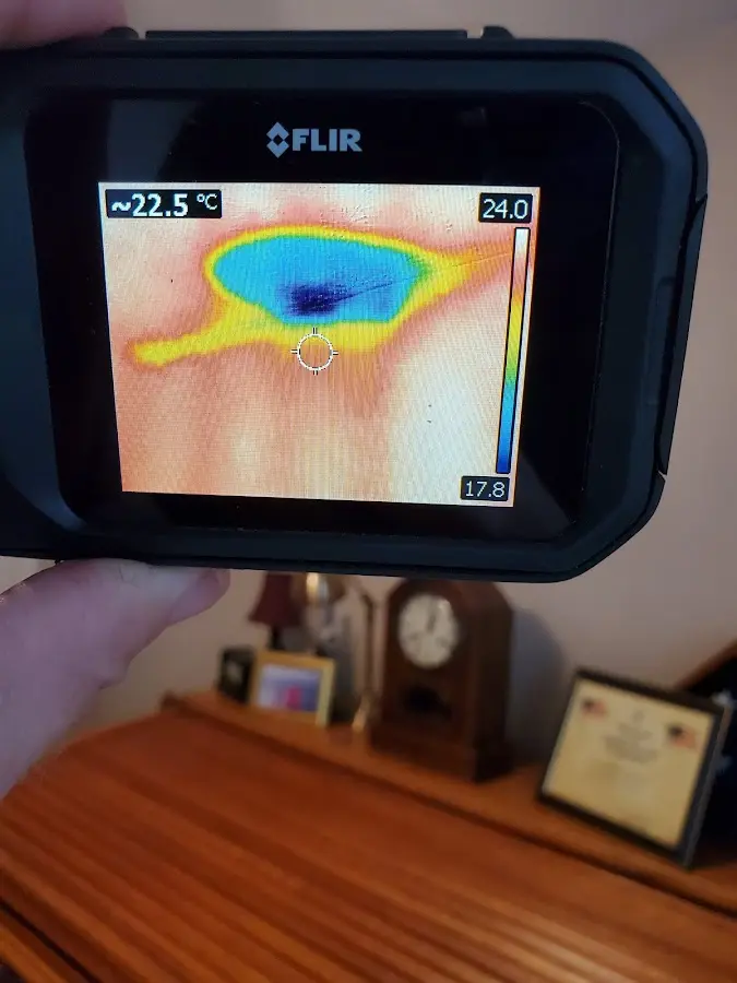 Thermal imaging inspection for water damage in Parker